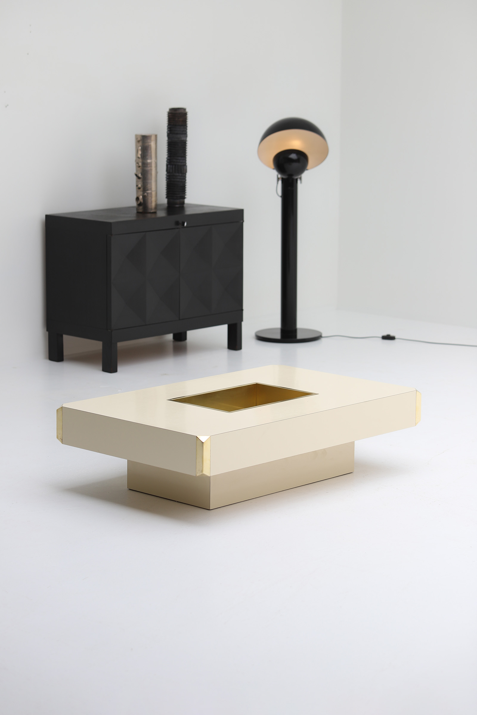 Alveo Coffee Table by Willy Rizzo for Mario Sabot Italyimage 2