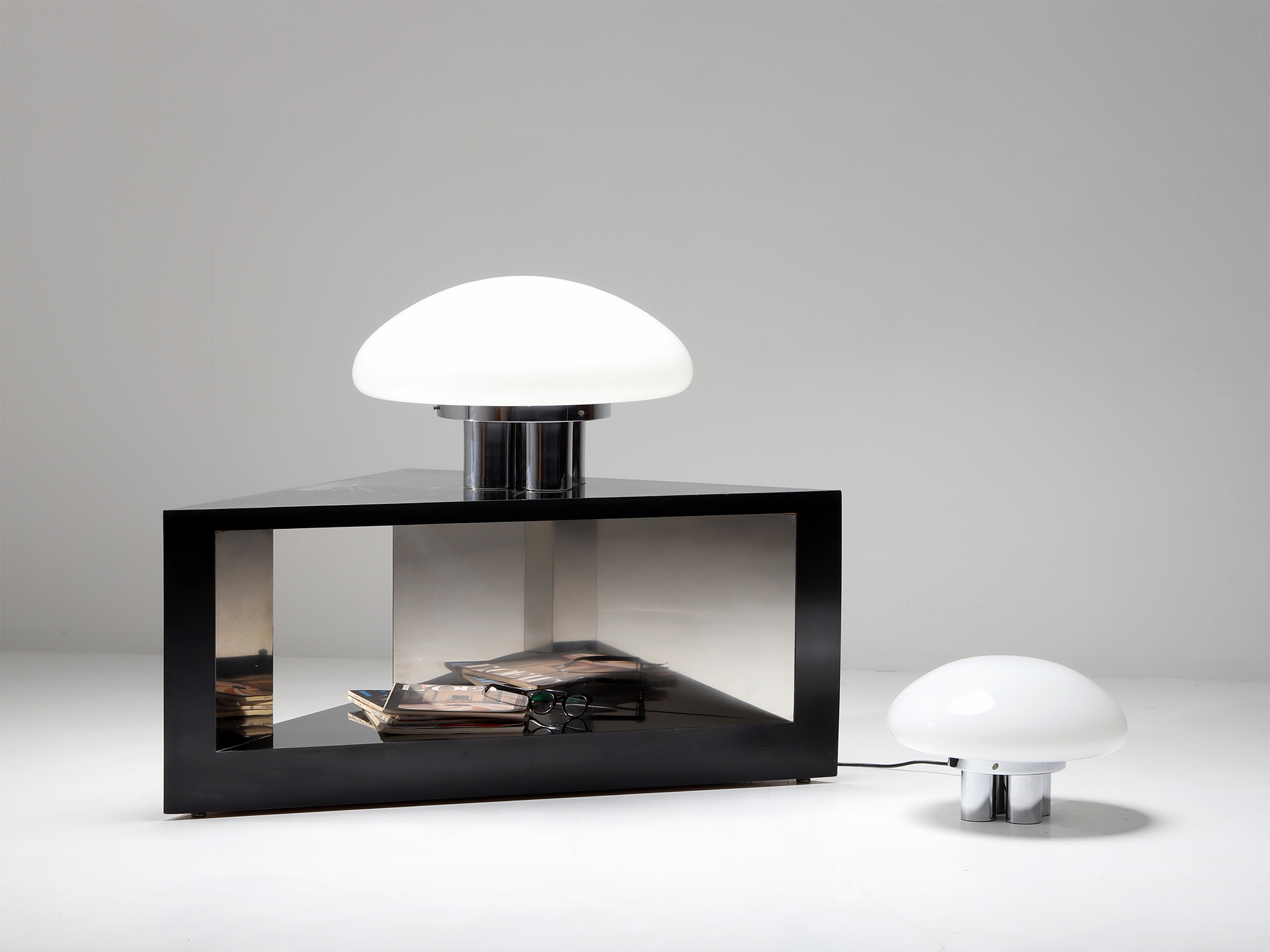 Pair of table lamps by Sergio Mazza & Giuliana Gramigna for Quattrifolio Design
