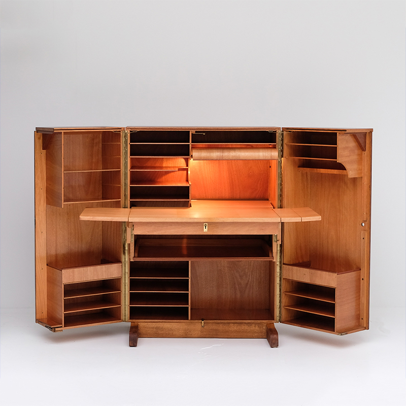 1960s Magic in Box Desk in Teak