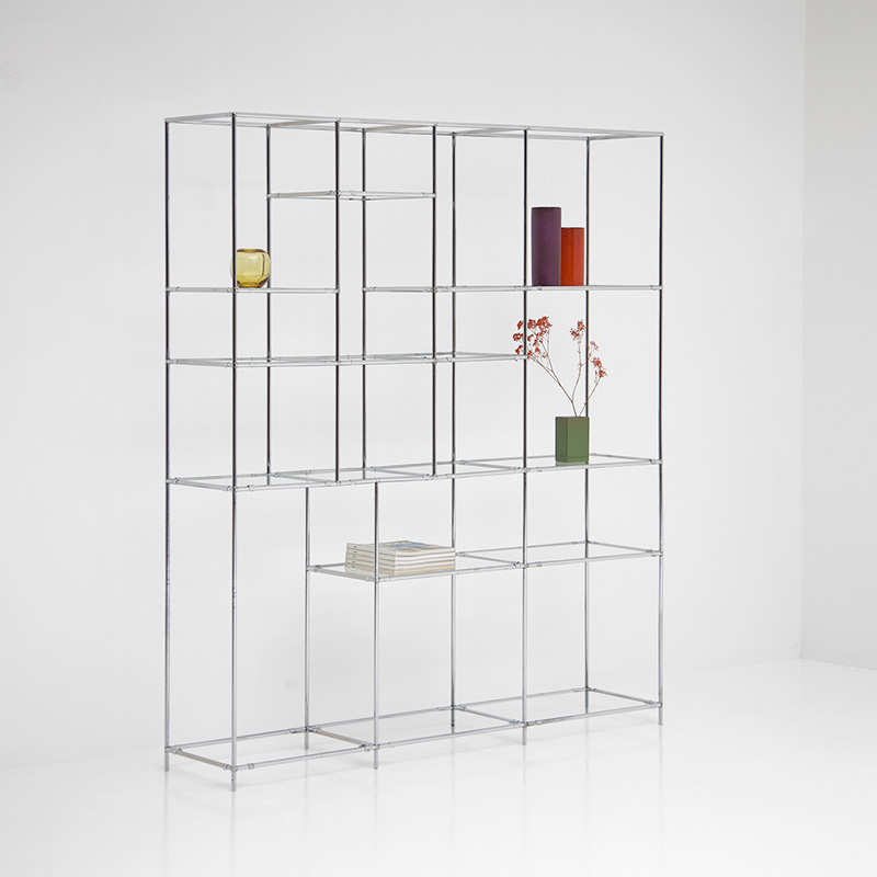 Poul Cadovius Chrome Chrome Shelf Unit