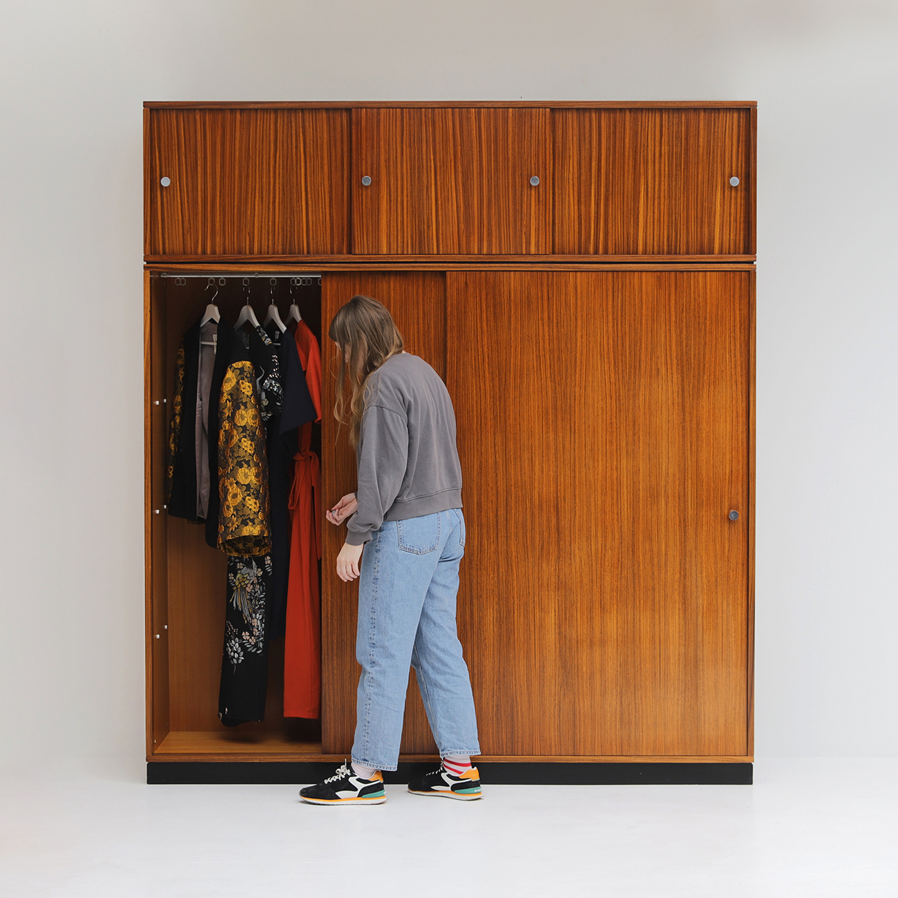 Alfred Hendrickx Belform wardrobe Zingana wood