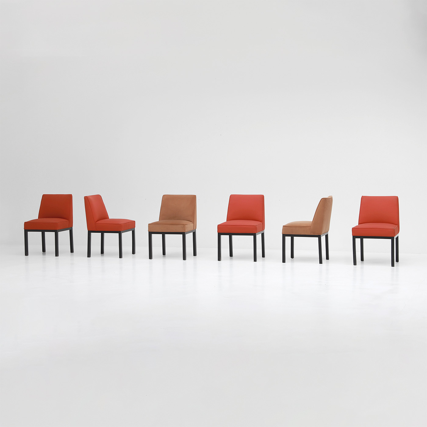 Set of Six Jules Wabbes ‘Louise’ Dining Chairs for Bulo